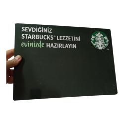 Starbucks orjinal pleksi tabela . 35x25 cm