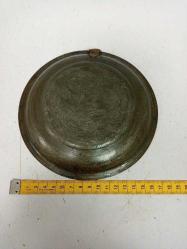 Antika Muazzam Kalem İşçilikli Osmanlı Bronz Tabak