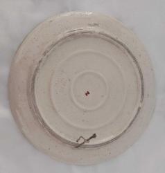 Kütahya El Hamra Marka Nadir Şifa Sembollü El Boyaması Çini Duvar Tabağı