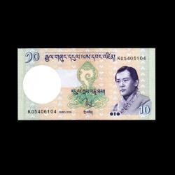 BHUTAN (2006) - 10 Ngulturum (ÇİL 10/10)