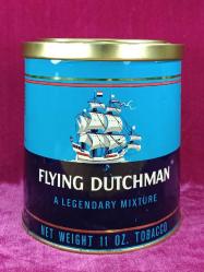 VINTAGE FLYING DUTCHMAN MADE IN HOLLAND SİLİNDİR FORMLU YELKENLİ GEMİ RESİMLİ BOŞ TENEKE KUTU