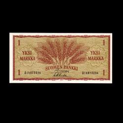 FİNLANDİYA (1963) - 1 Markkaa (ÇİL 10/10)