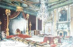 Kartpostal - Palais de Fontainebleau - Salle du Trone