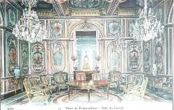 Kartpostal - Palais de Fontainebleau - Salle du Conseil