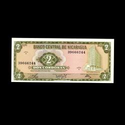 NİKARAGUA (1972) - 2 Cordobas (ÇİL 10/10)
