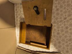 antika posta kutusu ahşap