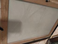 Edirne Karaağaç Yolu, Karla Kaplı Yolda Atlı Ekmek Arabası. 1970 Lİ YILLAR. Sanatçı İmzalı. 55 x 75 cm.