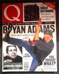 Q MAGAZINE, THE MODERN GUIDE TO MUSIC AND MORE / November, 1991 / NO:62