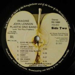 John Lennon - imagine 1981 UK RE Rock LP Plak