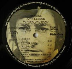 John Lennon - imagine 1981 UK RE Rock LP Plak