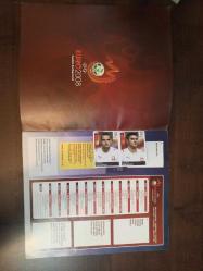 UEFA EURO 2008 AUSTRIA - SWITZERLAND OFFICAL STICKER ALBUM ( 6 adet sticker eki ile)