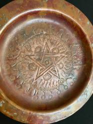 TILSIM TABAĞI YILDIZLI - ARKASI DAMGALI - PENTAGRAM YILDIZLI TILSIM TABAĞI