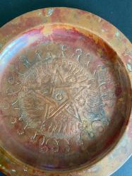 TILSIM TABAĞI YILDIZLI - ARKASI DAMGALI - PENTAGRAM YILDIZLI TILSIM TABAĞI