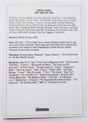 Hayat ağacı / The tree of lıfe - Brad Pitt & Sean Penn ~ [ SİNEMA KARTI ]