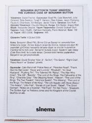 Benjamin button'ın tuhaf hikayesi - Brad Pitt & Cate Blanchett ~ [ SİNEMA KARTI ]