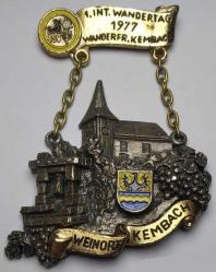 ALMANYA 1977 YILI PİRİNÇ MADALYON