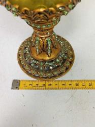 Eskilerden Avrupa Taş Detaylı Döküm Vazo ve Sunumluk