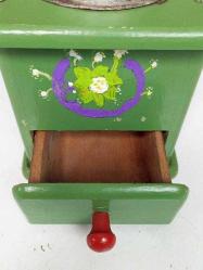 Antika El Boyama Avrupa Kahve Değirmeni