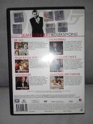 Dvd 007 James Bond Sean Connery Koleksiyonu. 6xDVD Box Set, Special Edition. Orijinal Türkçe desteği mevcut. Diskler 10 üzerinden 9.5 tertemiz sorunsuz çalışıyor koleksiyonluk  007 James Bond - Dr. No  007 James Bond - From Russia With Love - Rusyadan Sevgilerle  007 James Bond - Goldfinger - Altın Parmak  007 James Bond - Thunderball - Yıldırım Harekatı  007 James Bond - You Only Live Twice - İnsan İki Kere Yaşar 007 James Bond - Diamonds Are Forever - Ölümsüz Elmaslar