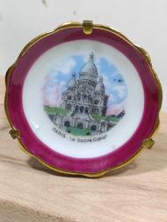 K230-----LIMOGE PORSELEN PARİS MİNYATÜR PORSELEN TABAK