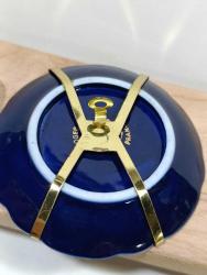 K230-----LIMOGE PORSELEN KOBALT MAVİSİ PORSELEN TABAK