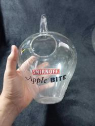 3 adet Smirnoff  cam Elmalar Kokteyl için  Çok iyi durumda