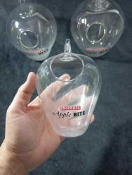 3 adet Smirnoff  cam Elmalar Kokteyl için  Çok iyi durumda