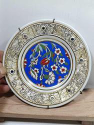 RF62----TAŞLI KÜTAHYA PORSELEN TABAK