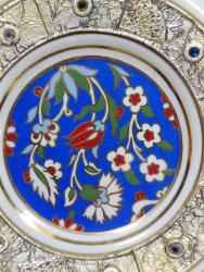 RF62----TAŞLI KÜTAHYA PORSELEN TABAK