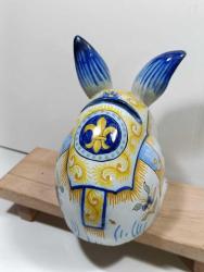 RF62----PORSELEN KUMBARA TAVŞAN BİBLO --TABANI KAPALI