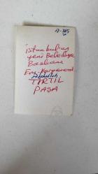 1982-1984 İSTANBUL BELEDİYE BAŞKANI ABDULLAH TIRTIL'IN ORİJİNAL VESİKALIK FOTOĞRAFI  - 7 x 4,5 cm EBADINDA