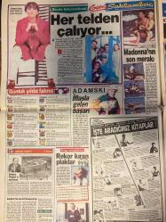 SAKLAMBAÇ GAZETESİ DOĞUM GÜNÜ HEDİYESİ (TURKİSH NEWSPAPER) - 6 EKİM 1990 - TAM TAKIM 8 SAYFADIR - Sibel Girayalp-Ceylan-Kadir İnanır-Derya Tilkioğlu-Beats International-Linda Lewis-Madonna-Adamski-Enver Sedat-Ahu Tuğba-Gökben-Frank Çep-Cengiz Kurtoğlu-Varan-Patronluce Moda eki çizerleri-Fırat Genç-John Derek-Bo Derek-Kenan Işık-Aziz Nesin-Yaşar Ne Yaşar Ne Yaşamaz oyuncuları-Orhan Ünal-Yakup Kamer  Anneligi öğreniyorlar-Miník kızlarının üstüne titriyorlar-Güzelliğe ilk adım Lady Sauna-TV reklamlarının son gözdesi-Her telden çalıyor-Madonna’nın son merakı-Adamski iflasla gelen başarı-Rekor kıran plaklar-Kısa örgü ile girelim-İşte kışlık aksesuarlar-Bir ceket örelim-Hedef Altın Portakal-Ahu Tuğba Bangkok yolcusu-Aşk fırtınası-Kabare gülü Mevsimlik-Süveterlerinize adınızı işleyin-Yünlerimizi değerlendirelim