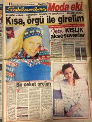 SAKLAMBAÇ GAZETESİ DOĞUM GÜNÜ HEDİYESİ (TURKİSH NEWSPAPER) - 6 EKİM 1990 - TAM TAKIM 8 SAYFADIR - Sibel Girayalp-Ceylan-Kadir İnanır-Derya Tilkioğlu-Beats International-Linda Lewis-Madonna-Adamski-Enver Sedat-Ahu Tuğba-Gökben-Frank Çep-Cengiz Kurtoğlu-Varan-Patronluce Moda eki çizerleri-Fırat Genç-John Derek-Bo Derek-Kenan Işık-Aziz Nesin-Yaşar Ne Yaşar Ne Yaşamaz oyuncuları-Orhan Ünal-Yakup Kamer  Anneligi öğreniyorlar-Miník kızlarının üstüne titriyorlar-Güzelliğe ilk adım Lady Sauna-TV reklamlarının son gözdesi-Her telden çalıyor-Madonna’nın son merakı-Adamski iflasla gelen başarı-Rekor kıran plaklar-Kısa örgü ile girelim-İşte kışlık aksesuarlar-Bir ceket örelim-Hedef Altın Portakal-Ahu Tuğba Bangkok yolcusu-Aşk fırtınası-Kabare gülü Mevsimlik-Süveterlerinize adınızı işleyin-Yünlerimizi değerlendirelim