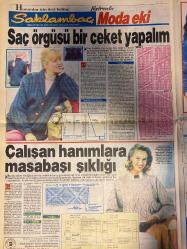 SAKLAMBAÇ GAZETESİ DOĞUM GÜNÜ HEDİYESİ (TURKİSH NEWSPAPER) - 6 EKİM 1990 - TAM TAKIM 8 SAYFADIR - Sibel Girayalp-Ceylan-Kadir İnanır-Derya Tilkioğlu-Beats International-Linda Lewis-Madonna-Adamski-Enver Sedat-Ahu Tuğba-Gökben-Frank Çep-Cengiz Kurtoğlu-Varan-Patronluce Moda eki çizerleri-Fırat Genç-John Derek-Bo Derek-Kenan Işık-Aziz Nesin-Yaşar Ne Yaşar Ne Yaşamaz oyuncuları-Orhan Ünal-Yakup Kamer  Anneligi öğreniyorlar-Miník kızlarının üstüne titriyorlar-Güzelliğe ilk adım Lady Sauna-TV reklamlarının son gözdesi-Her telden çalıyor-Madonna’nın son merakı-Adamski iflasla gelen başarı-Rekor kıran plaklar-Kısa örgü ile girelim-İşte kışlık aksesuarlar-Bir ceket örelim-Hedef Altın Portakal-Ahu Tuğba Bangkok yolcusu-Aşk fırtınası-Kabare gülü Mevsimlik-Süveterlerinize adınızı işleyin-Yünlerimizi değerlendirelim