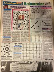 SAKLAMBAÇ GAZETESİ DOĞUM GÜNÜ HEDİYESİ (TURKİSH NEWSPAPER) - 6 EKİM 1990 - TAM TAKIM 8 SAYFADIR - Sibel Girayalp-Ceylan-Kadir İnanır-Derya Tilkioğlu-Beats International-Linda Lewis-Madonna-Adamski-Enver Sedat-Ahu Tuğba-Gökben-Frank Çep-Cengiz Kurtoğlu-Varan-Patronluce Moda eki çizerleri-Fırat Genç-John Derek-Bo Derek-Kenan Işık-Aziz Nesin-Yaşar Ne Yaşar Ne Yaşamaz oyuncuları-Orhan Ünal-Yakup Kamer  Anneligi öğreniyorlar-Miník kızlarının üstüne titriyorlar-Güzelliğe ilk adım Lady Sauna-TV reklamlarının son gözdesi-Her telden çalıyor-Madonna’nın son merakı-Adamski iflasla gelen başarı-Rekor kıran plaklar-Kısa örgü ile girelim-İşte kışlık aksesuarlar-Bir ceket örelim-Hedef Altın Portakal-Ahu Tuğba Bangkok yolcusu-Aşk fırtınası-Kabare gülü Mevsimlik-Süveterlerinize adınızı işleyin-Yünlerimizi değerlendirelim