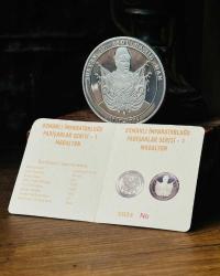 2024 Osmanlı Devlet Arması-Sultan Abdülhamid Han Hatıra Parası & Madalyon 60 Mm Boyutlarda Sertifikalı..