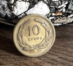 Türkiye 1955 Yılı Pirinç 10 Kuruş