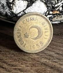 Türkiye 1955 Yılı Pirinç 10 Kuruş