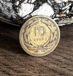 Türkiye 1951 Yılı Pirinç 10 Kuruş