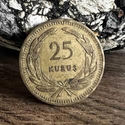 Türkiye 1956 Yılı Pirinç 25 Kuruş