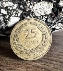 Türkiye 1948 Yılı Pirinç 25 Kuruş