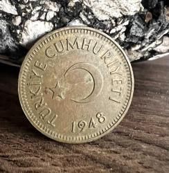 Türkiye 1948 Yılı Pirinç 25 Kuruş