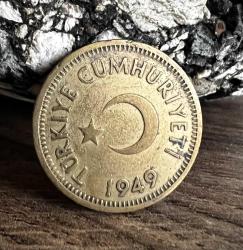 Türkiye 1949 Yılı Pirinç 25 Kuruş