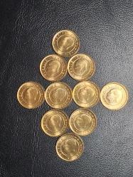 2016 YILINA AİT 1 KURUŞ  ÇİL 10 LU  SET ÇİL  TCM 1258