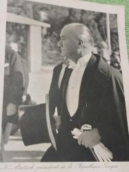 Atatürk, Mustafa Kemal Atatürk Fotoğrafı. Orijinâl Albümden çıkma.