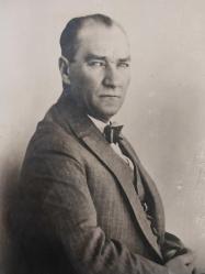 Atatürk, Mustafa Kemal Atatürk Fotoğrafı. Orijinâl Albümden çıkma.