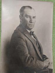 Atatürk, Mustafa Kemal Atatürk Fotoğrafı. Orijinâl Albümden çıkma.