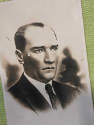 Atatürk, Mustafa Kemal Atatürk Fotoğrafı. Orijinâl Albümden çıkma.