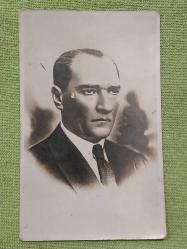 Atatürk, Mustafa Kemal Atatürk Fotoğrafı. Orijinâl Albümden çıkma.