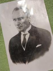 Atatürk, Mustafa Kemal Atatürk Fotoğrafı. Orijinâl Albümden çıkma.